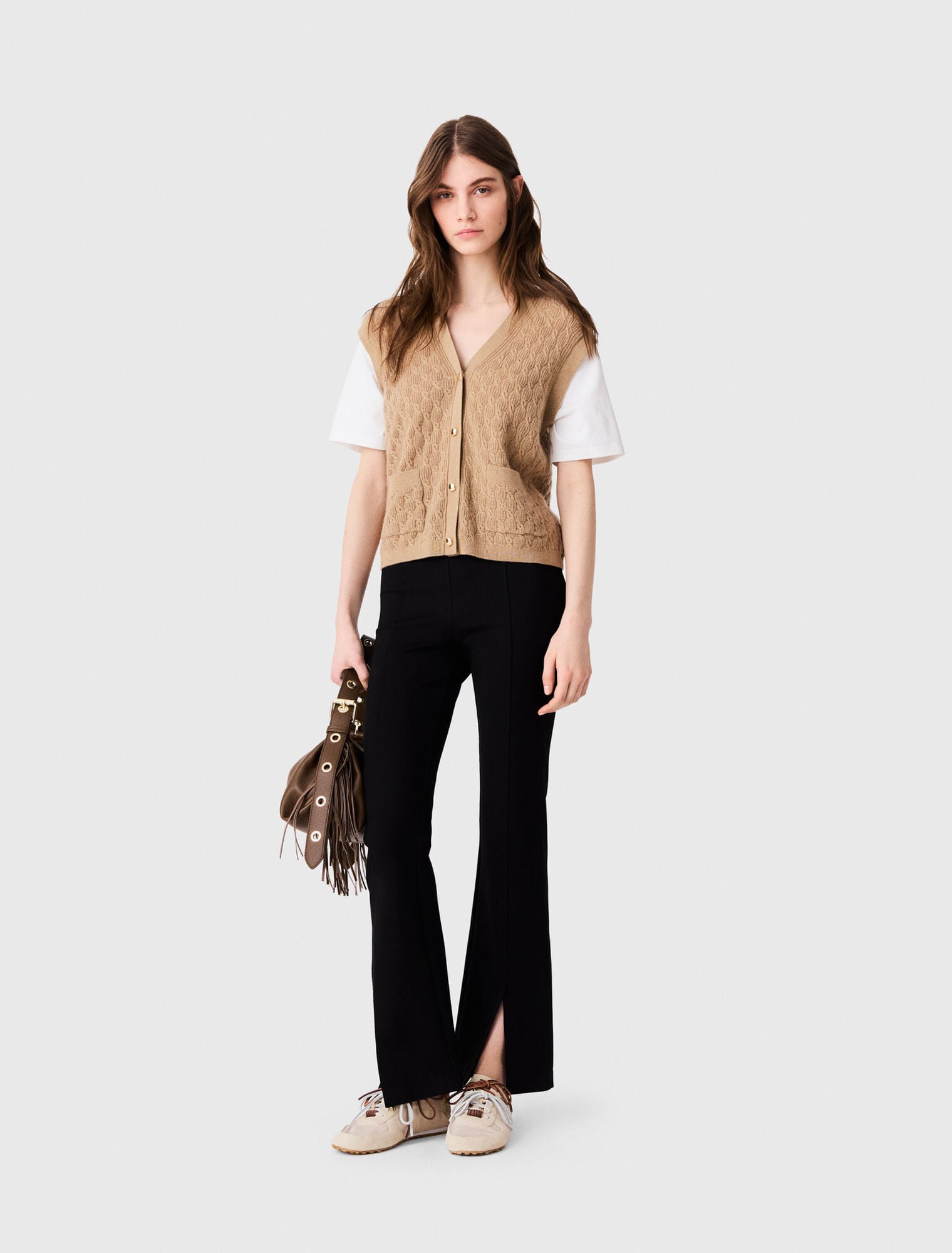 Pantalon fendu