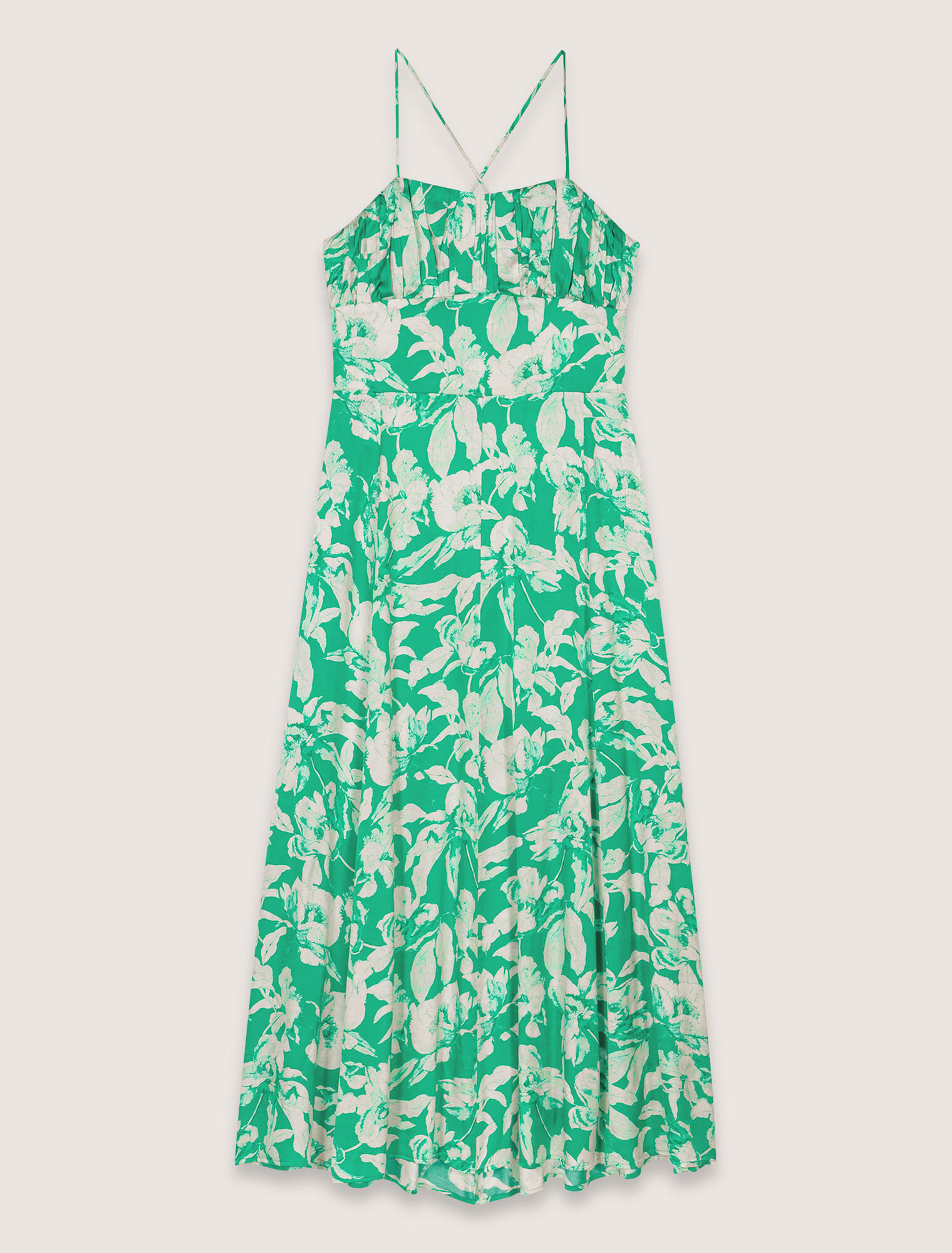 Floral patterned maxi dress