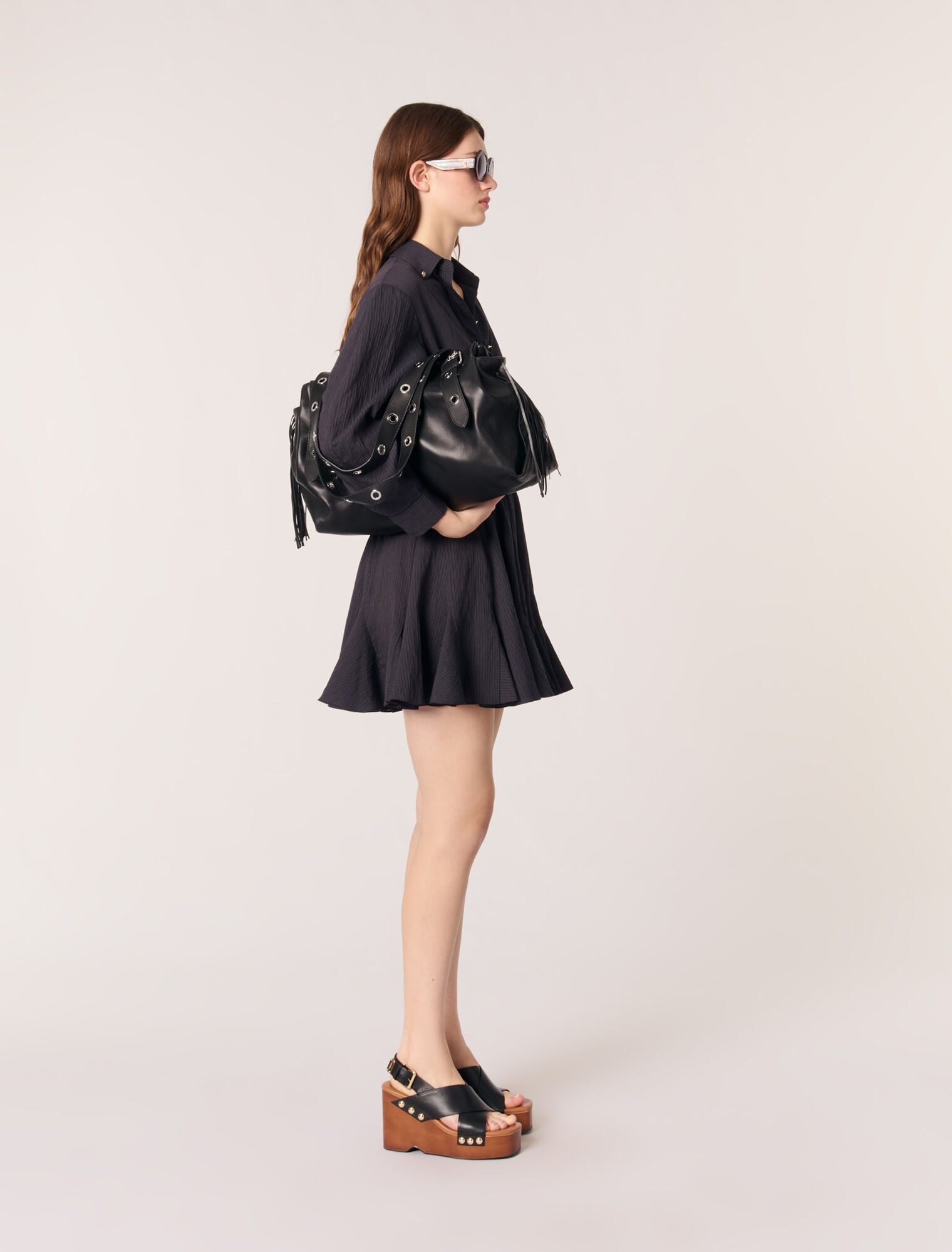 Short crepe dress