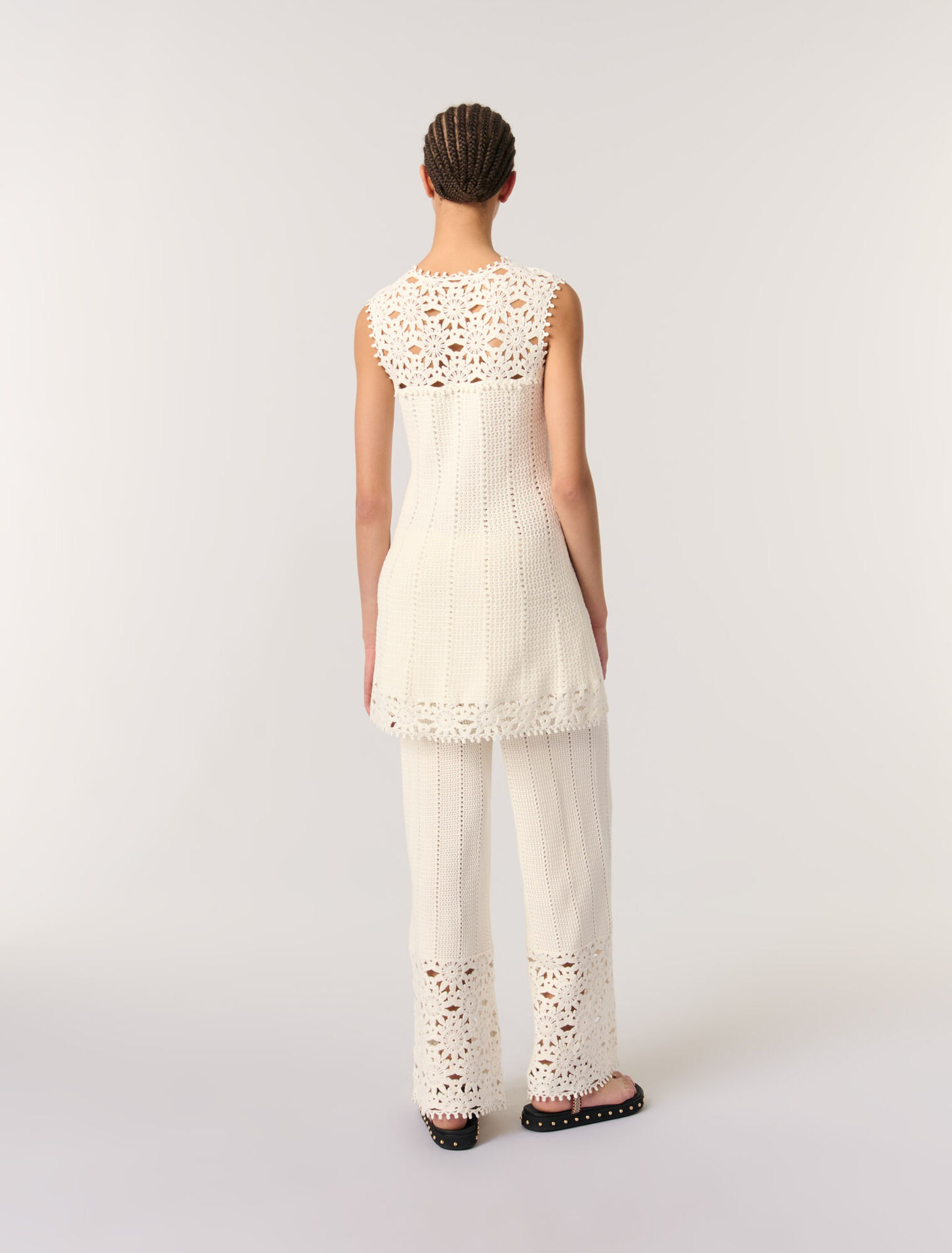 Short crochet dress