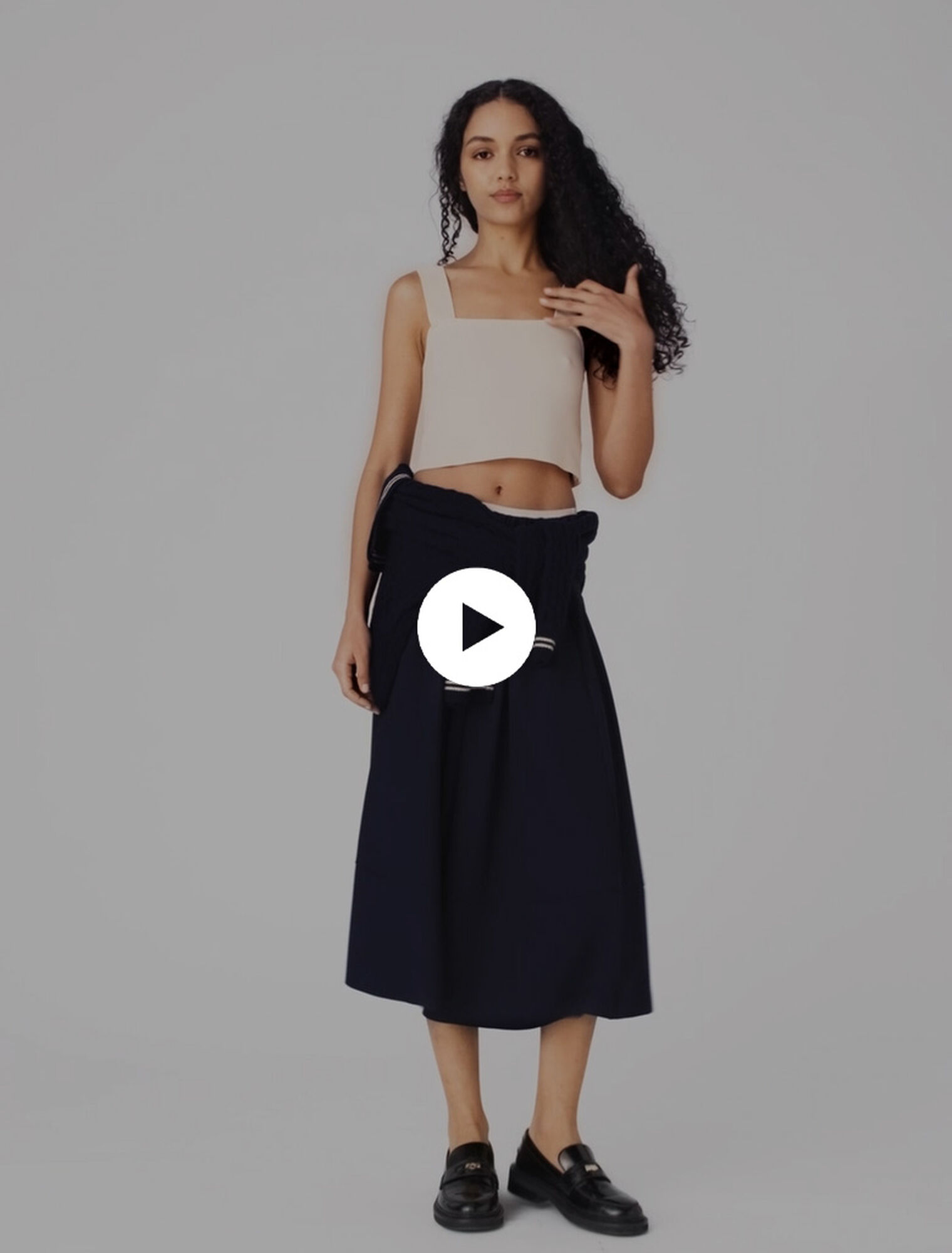 Crop top en maille