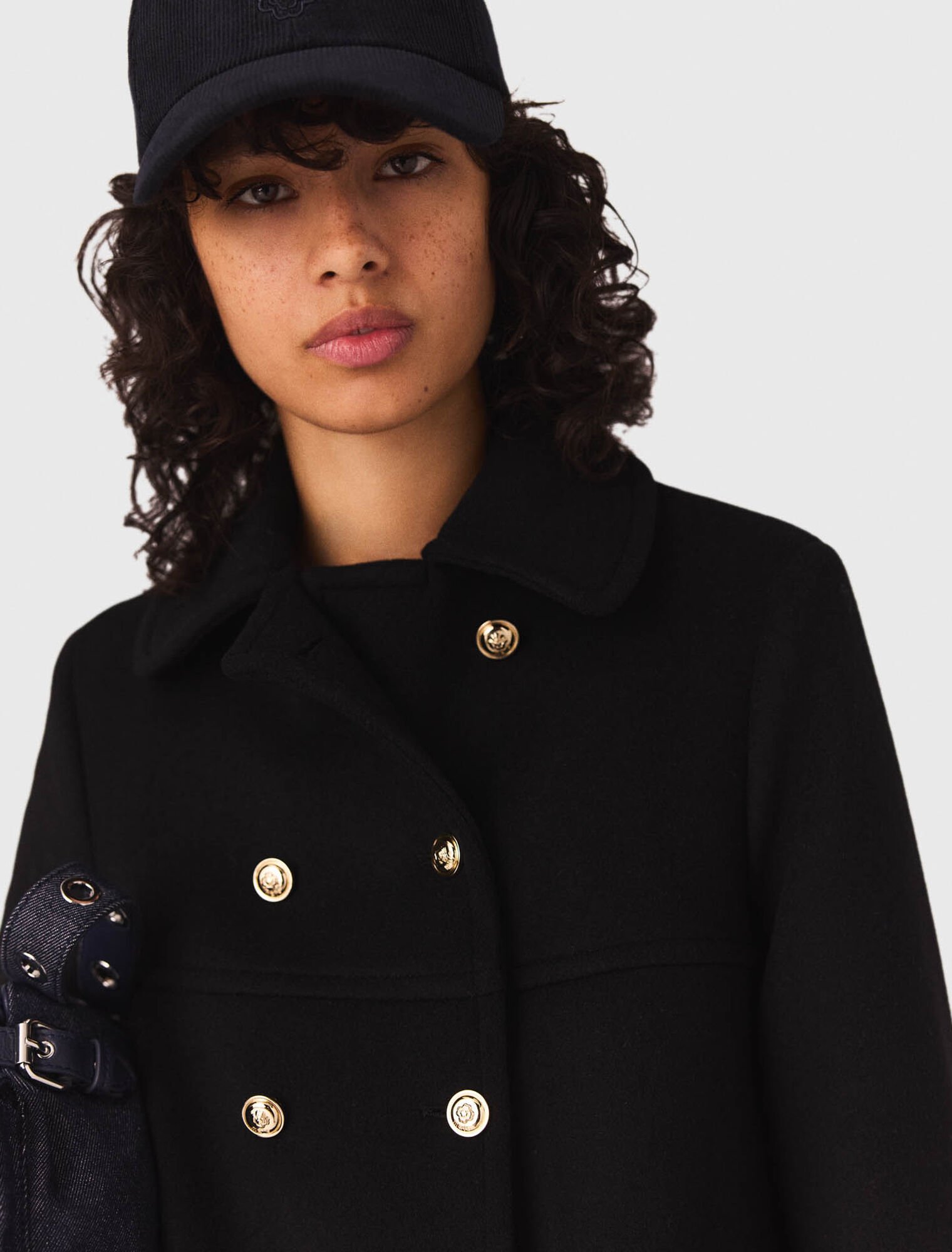 Manteau en laine mélangée