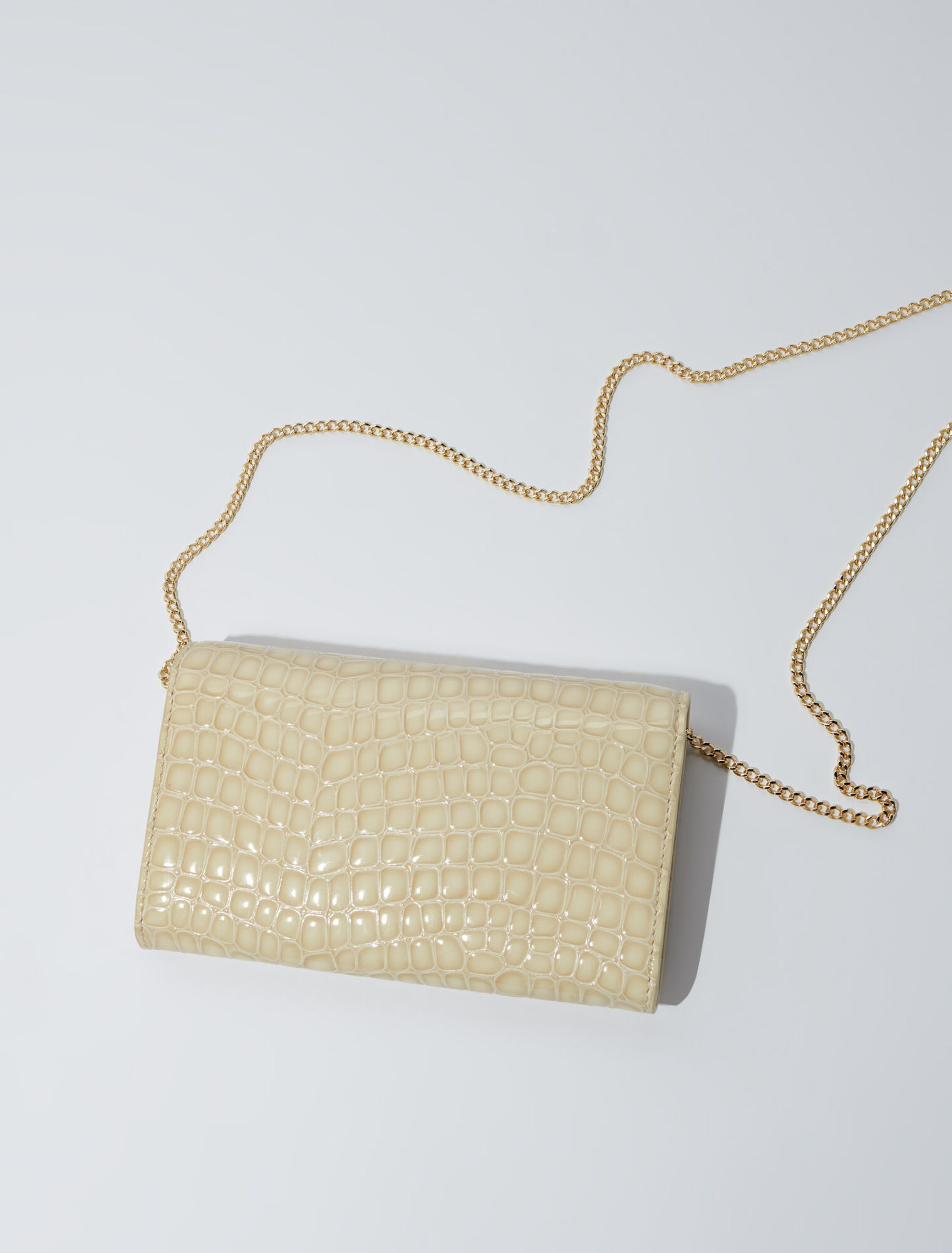 Leather chain wallet