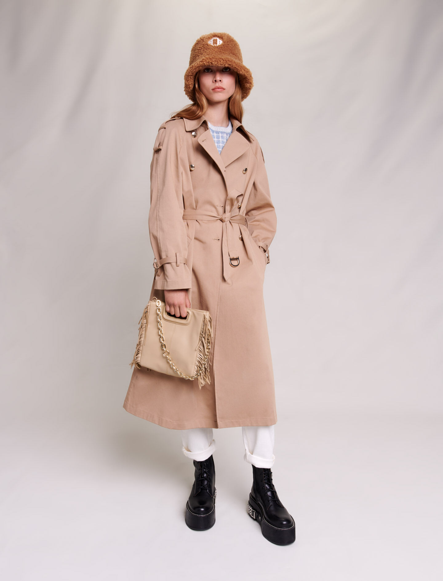 Trench coat maje outlet