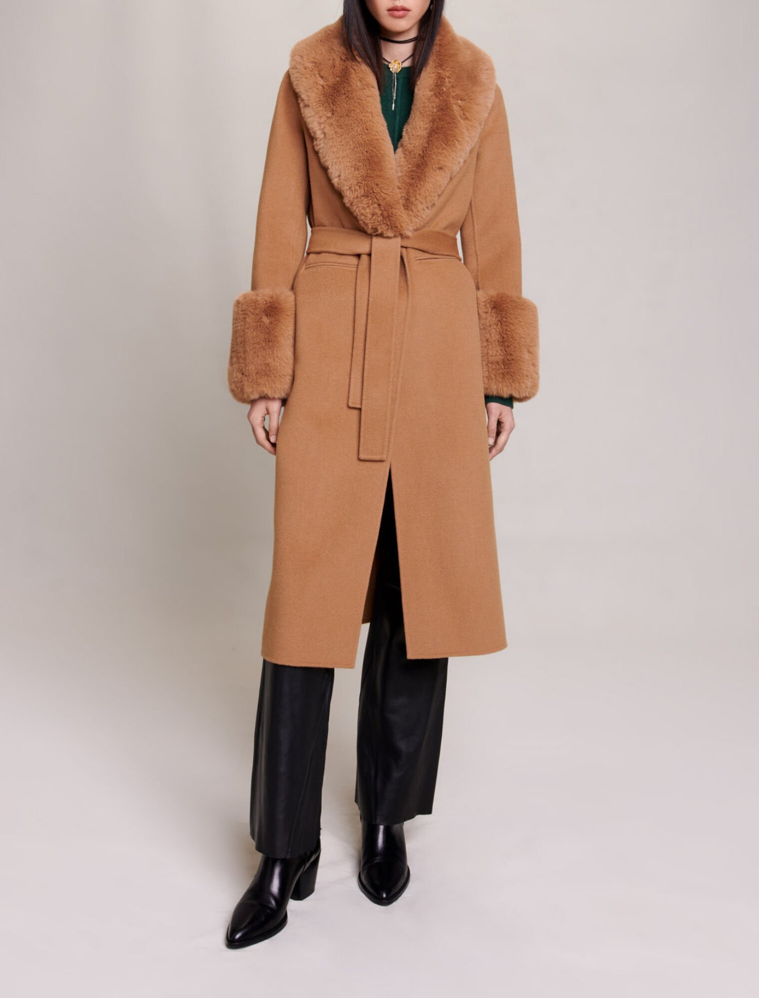 Long wool coat