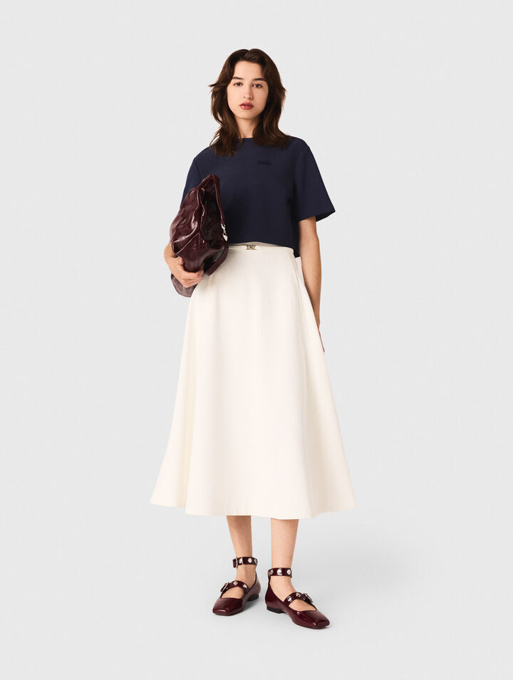 Heavy crepe short top
