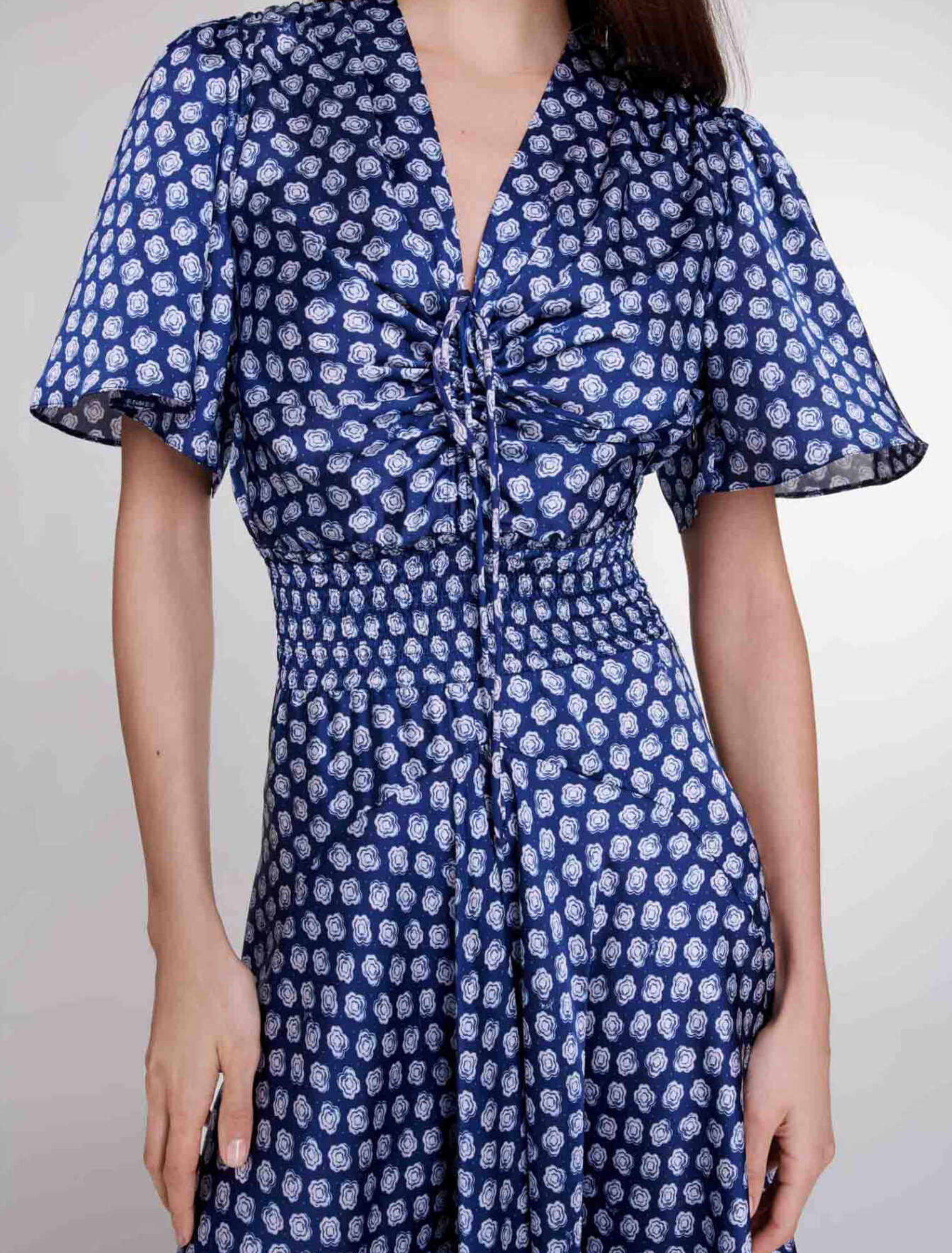 Robe longue imprimée