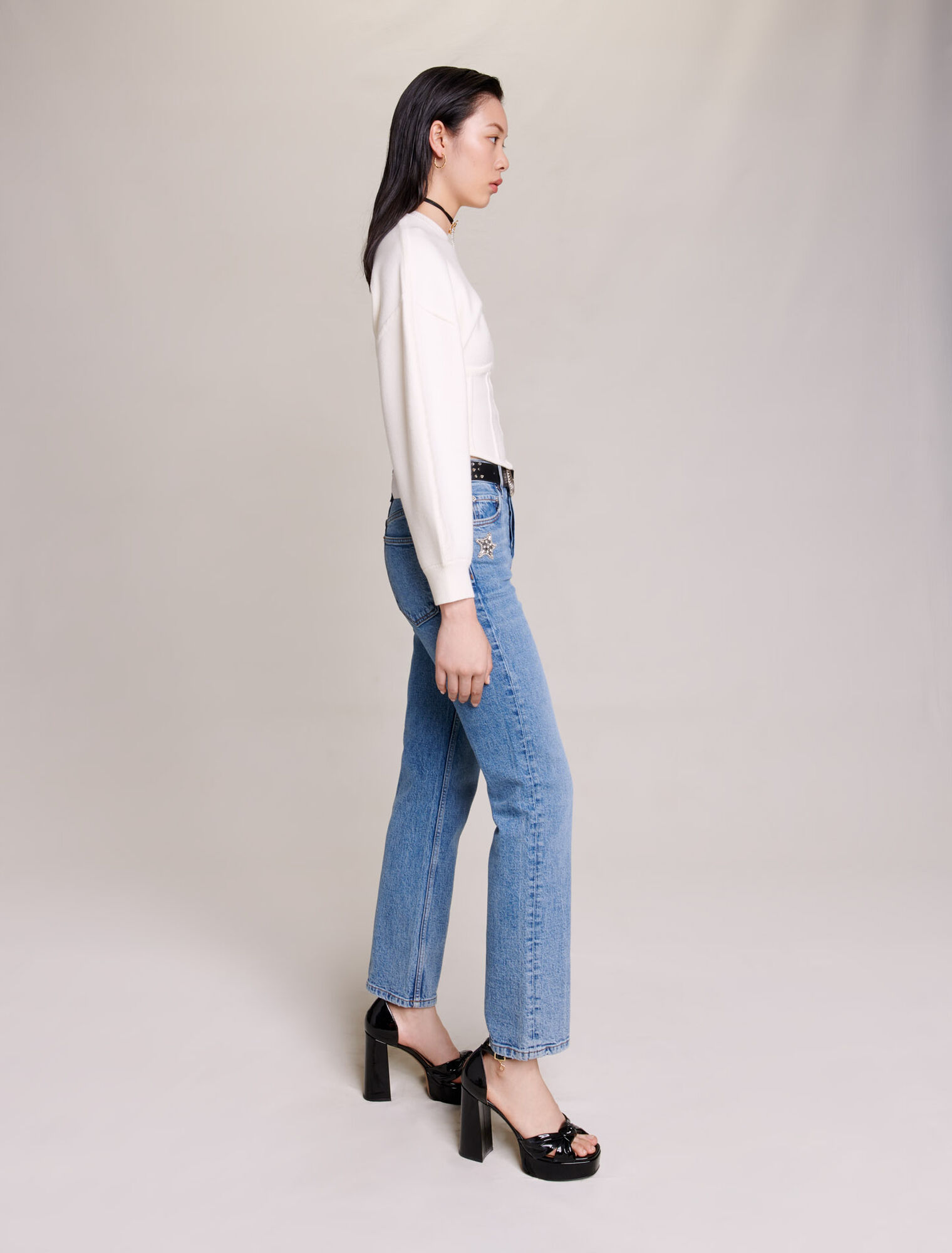 Pull corset en maille