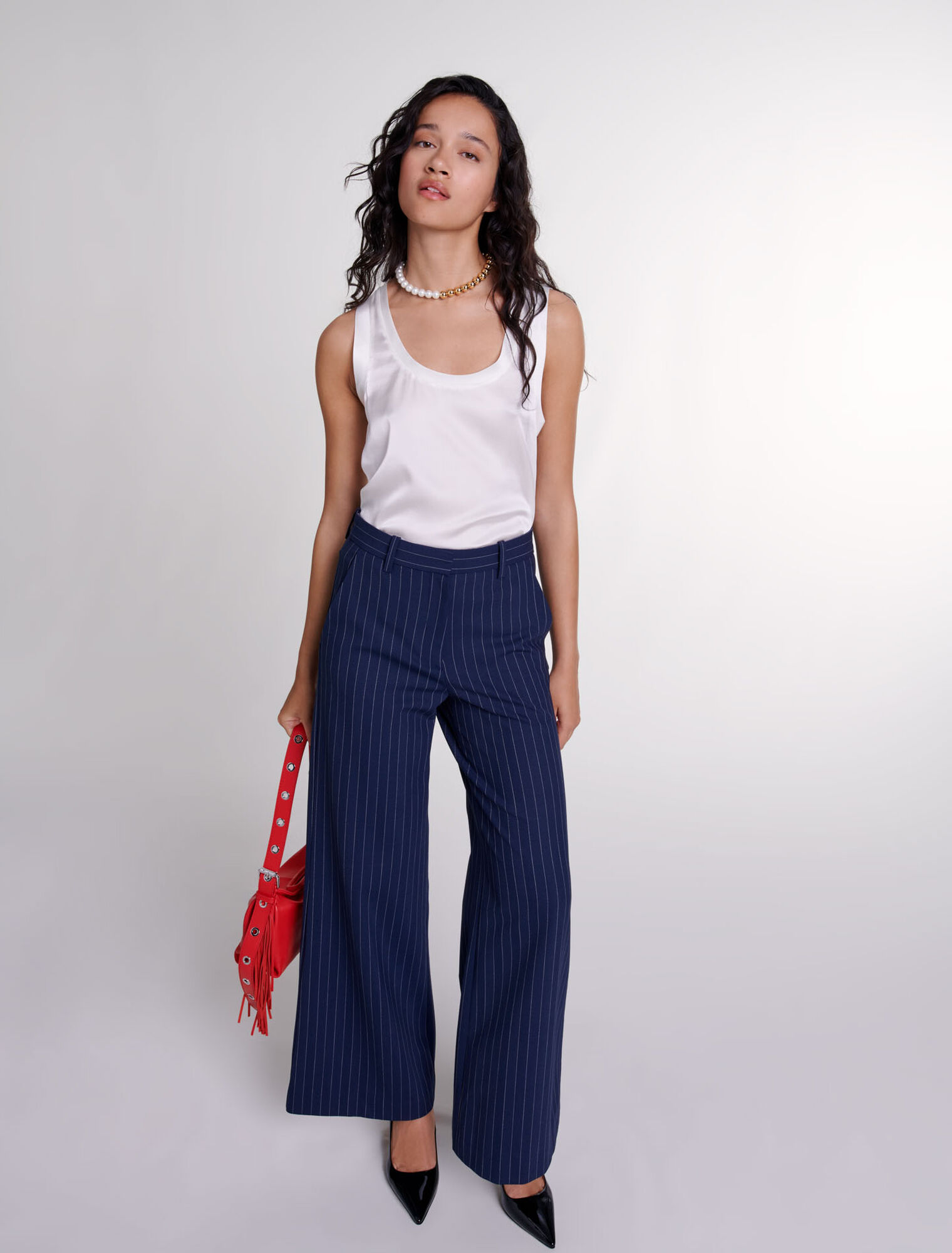 Pantalon à rayures 