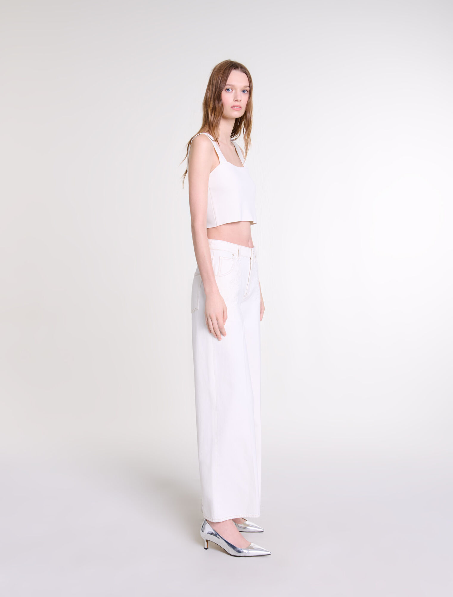 Crop top en maille