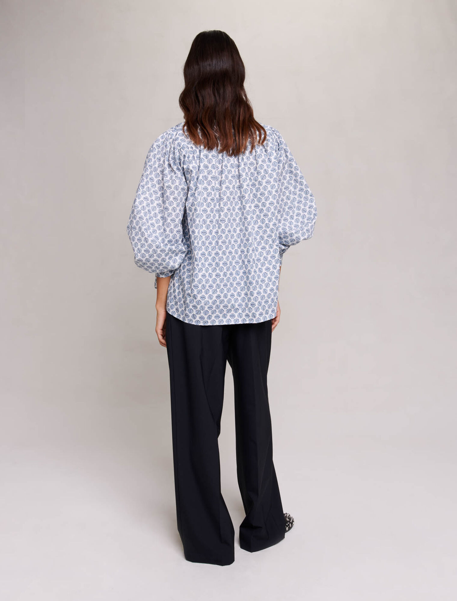 Chemise imprimé monogramme