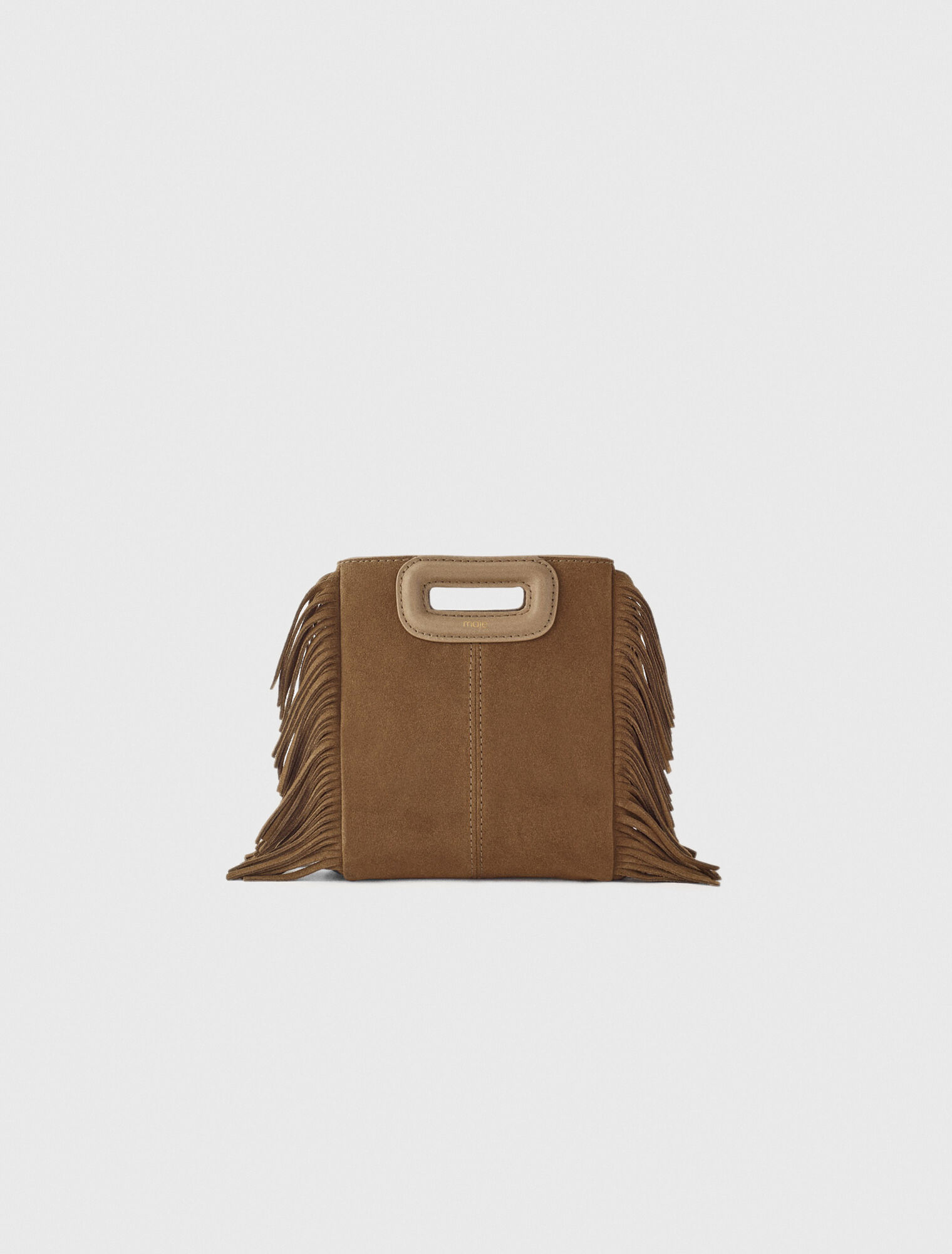 Sac M mini en cuir suède