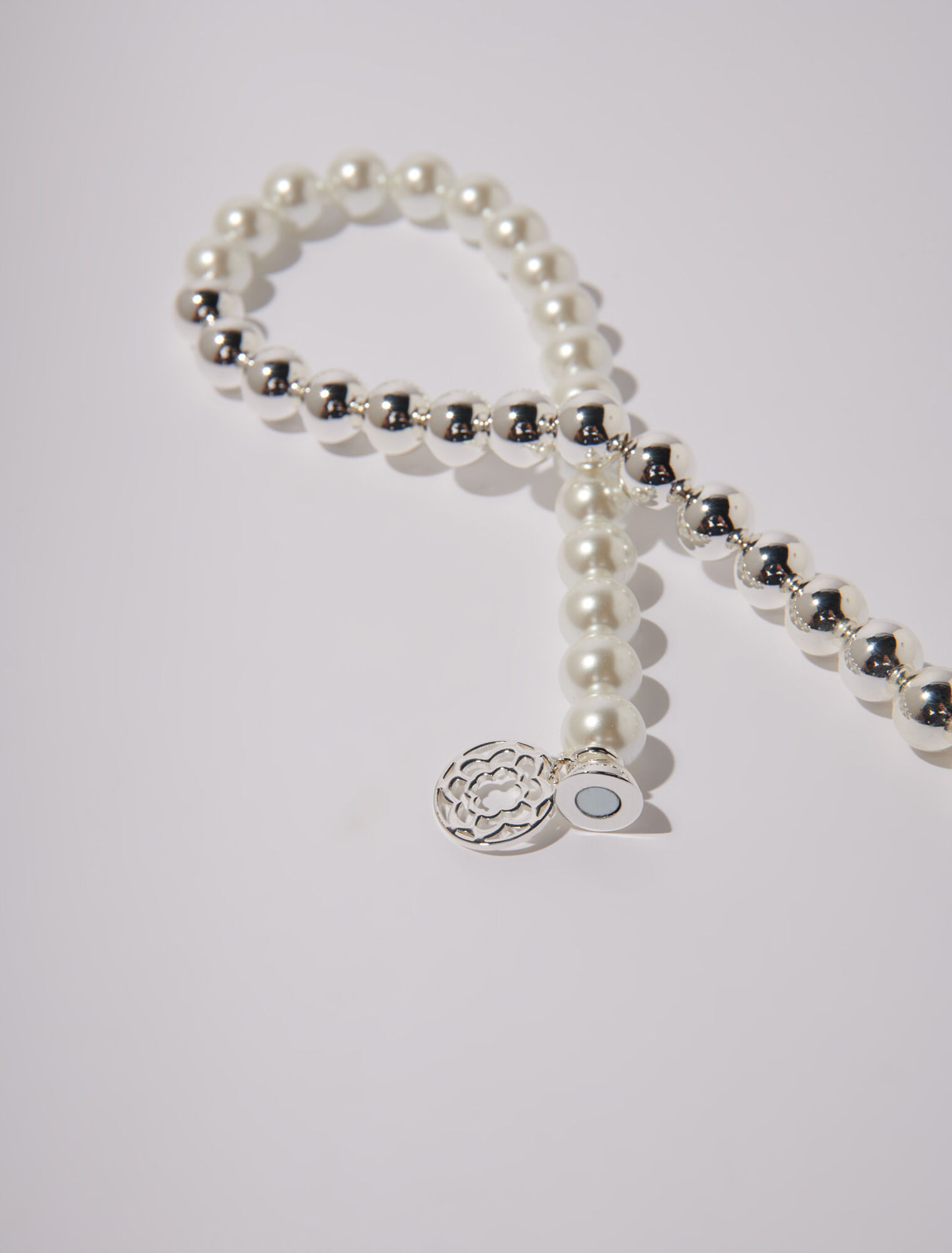 Collier chocker en mix de perles