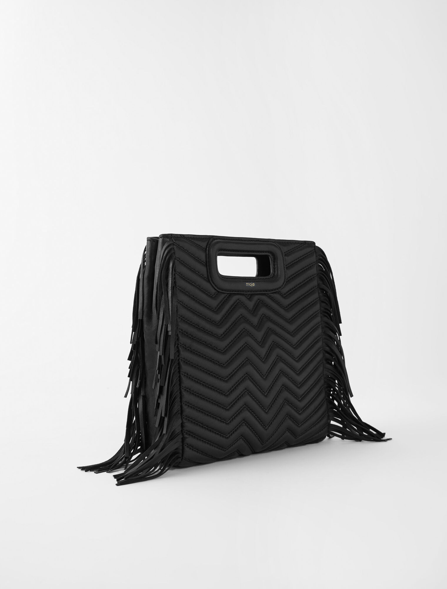 QUILTED LEATHER M BAG