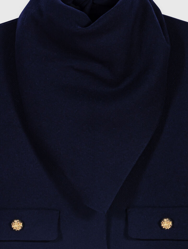 Veste courte en laine 