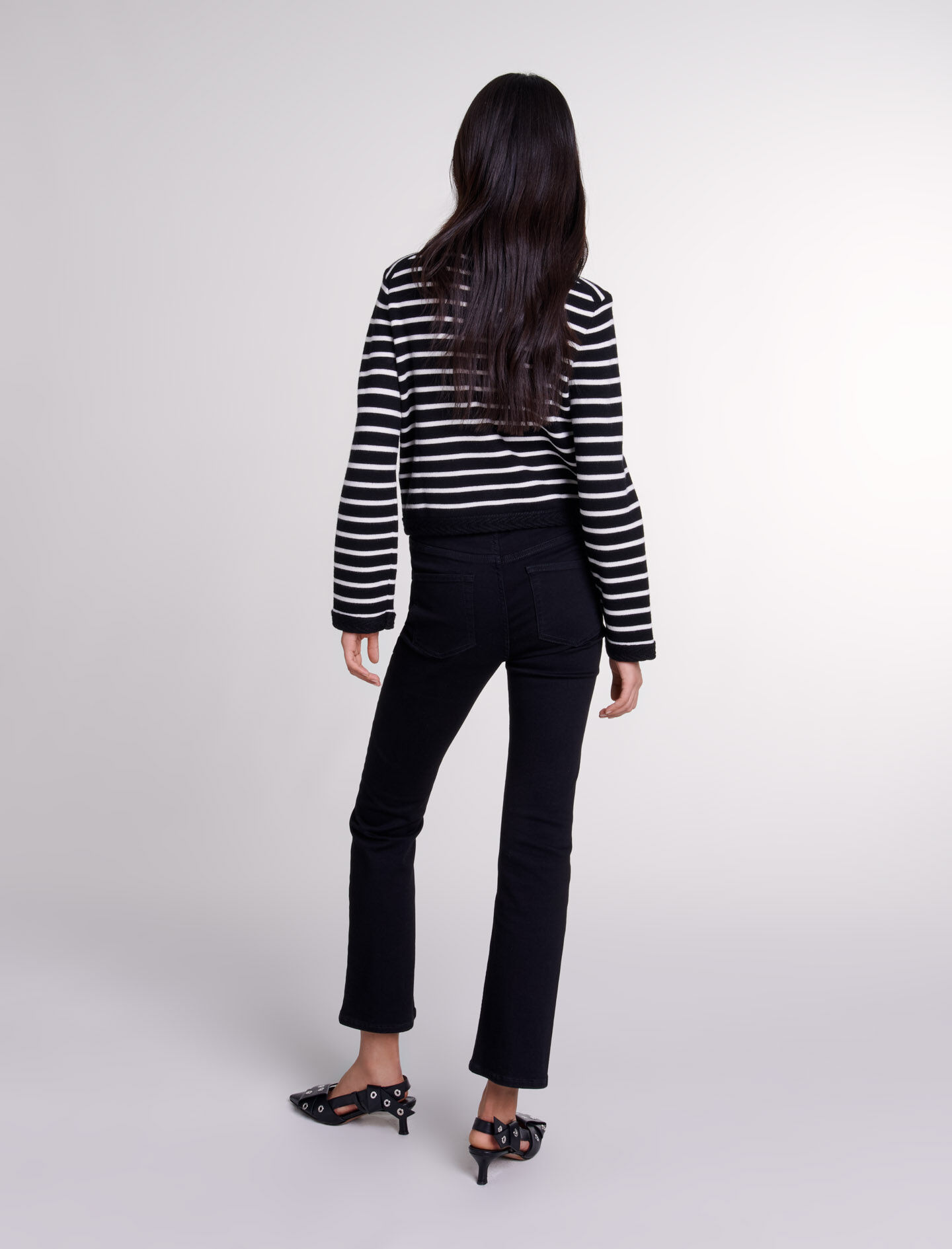 Striped cardigan