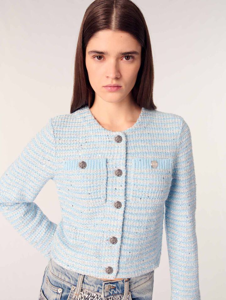 Cardigan à sequins