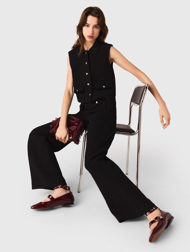 Pantalon en tweed