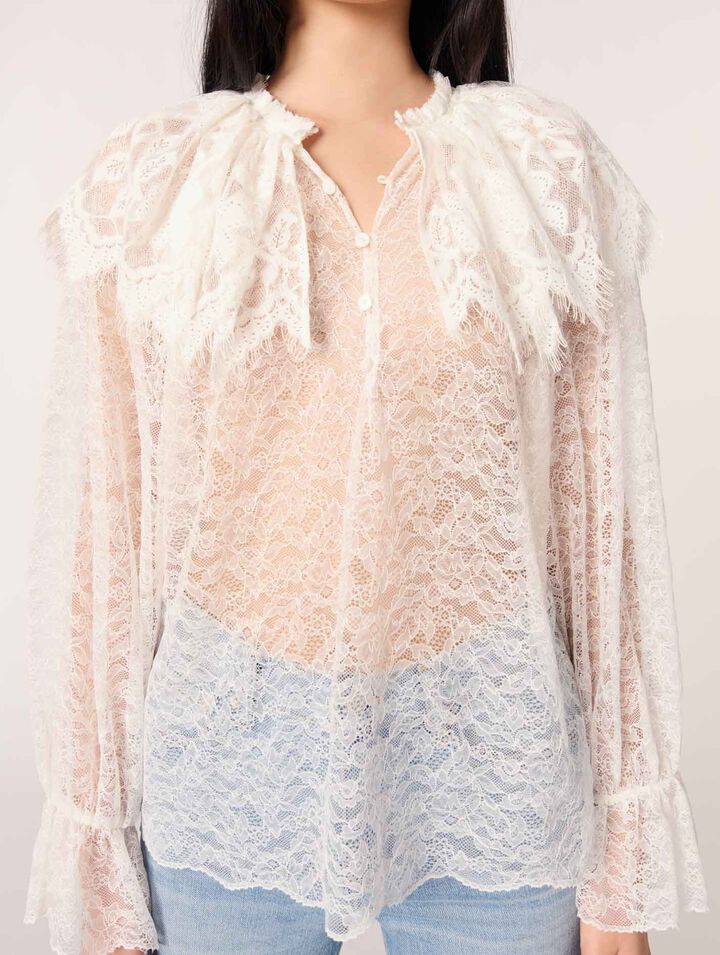 Top en dentelle