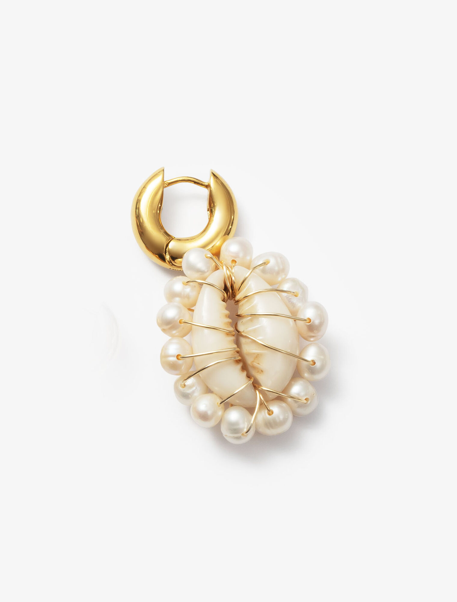 Maje x éliou hoop earrings