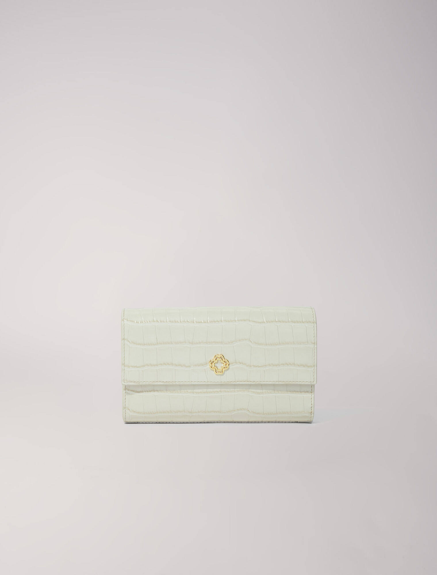 Sac en cuir embossé croco