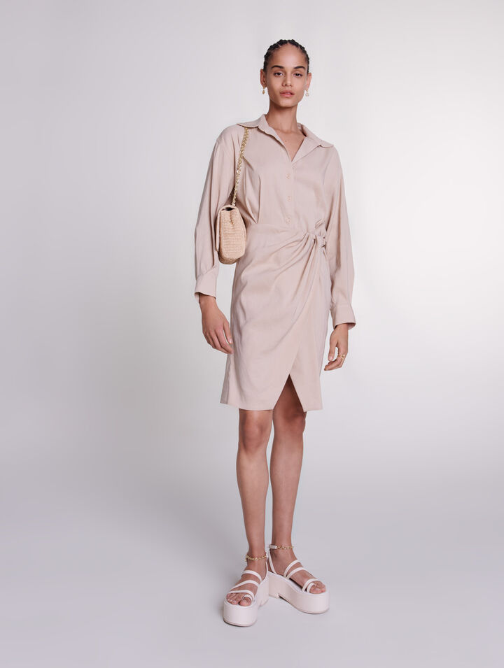 Robe midi en lin