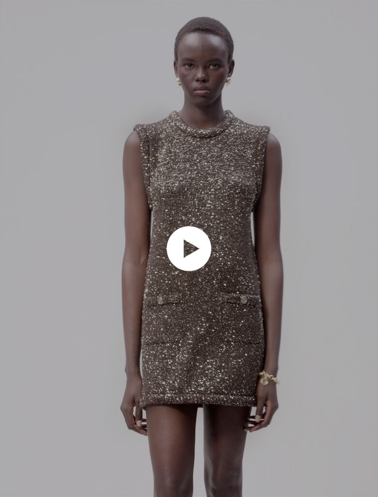 Glitter embellished dress outlet