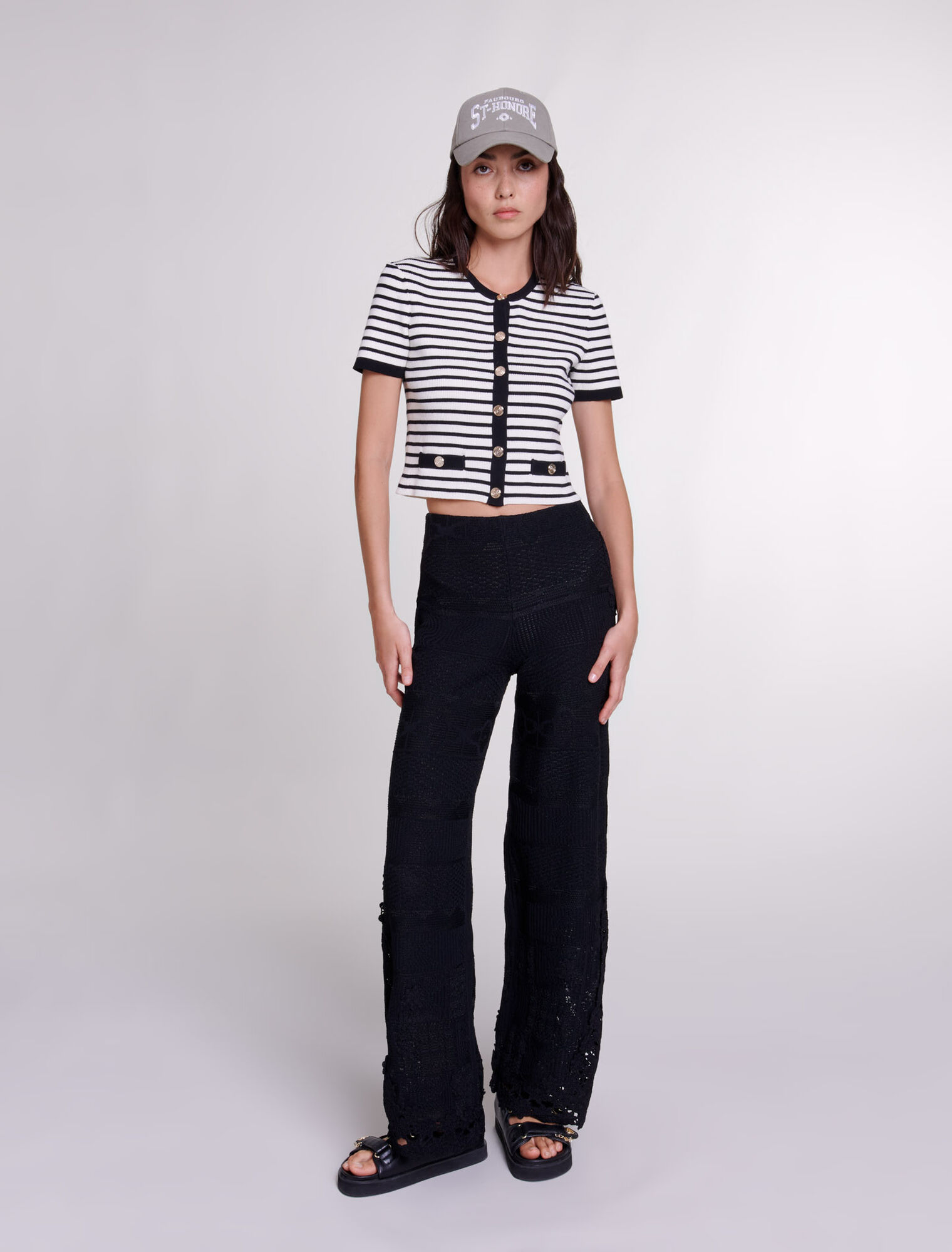 Pantalon en crochet