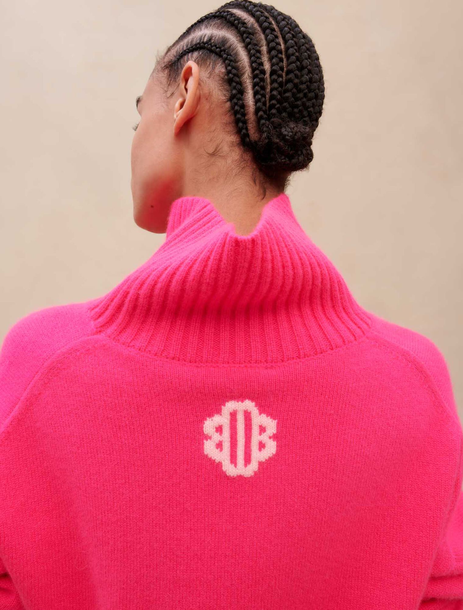 Pink cashmere sweater