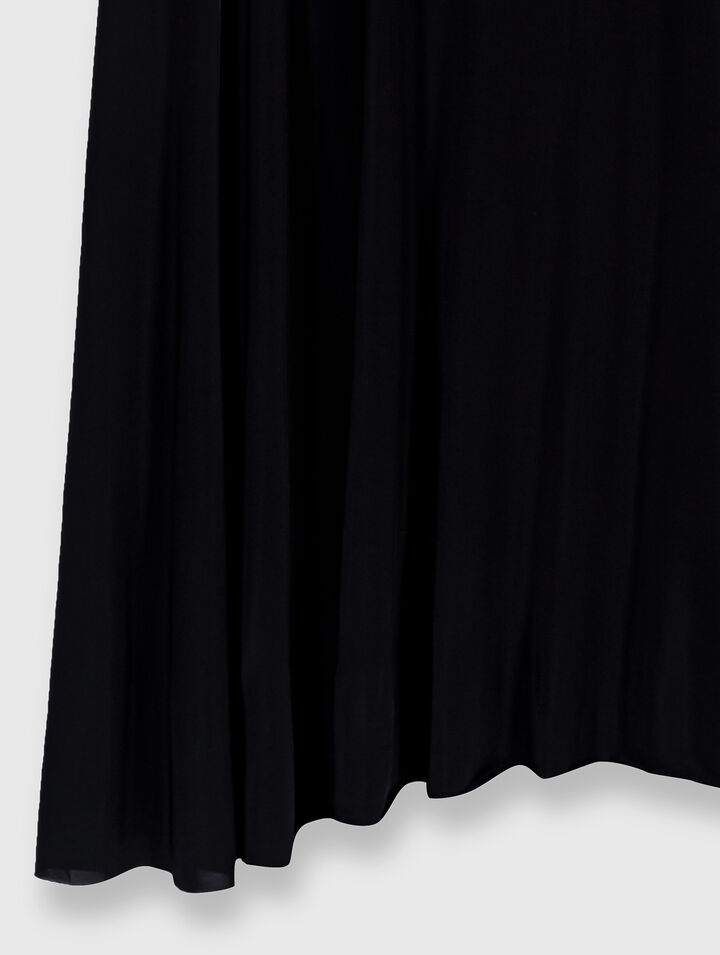 Robe longue &agrave; dos b&eacute;nitier