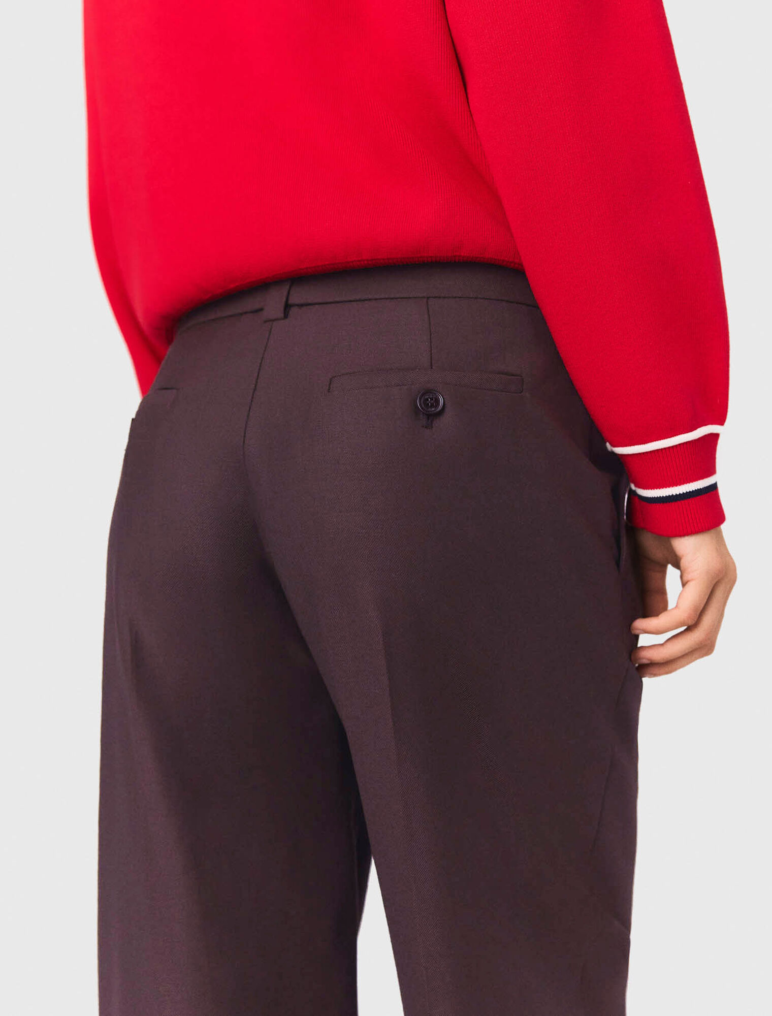 Wide-leg suit trousers