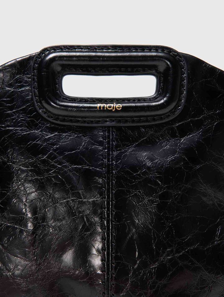 Sac Miss M mini en cuir craquel&eacute;