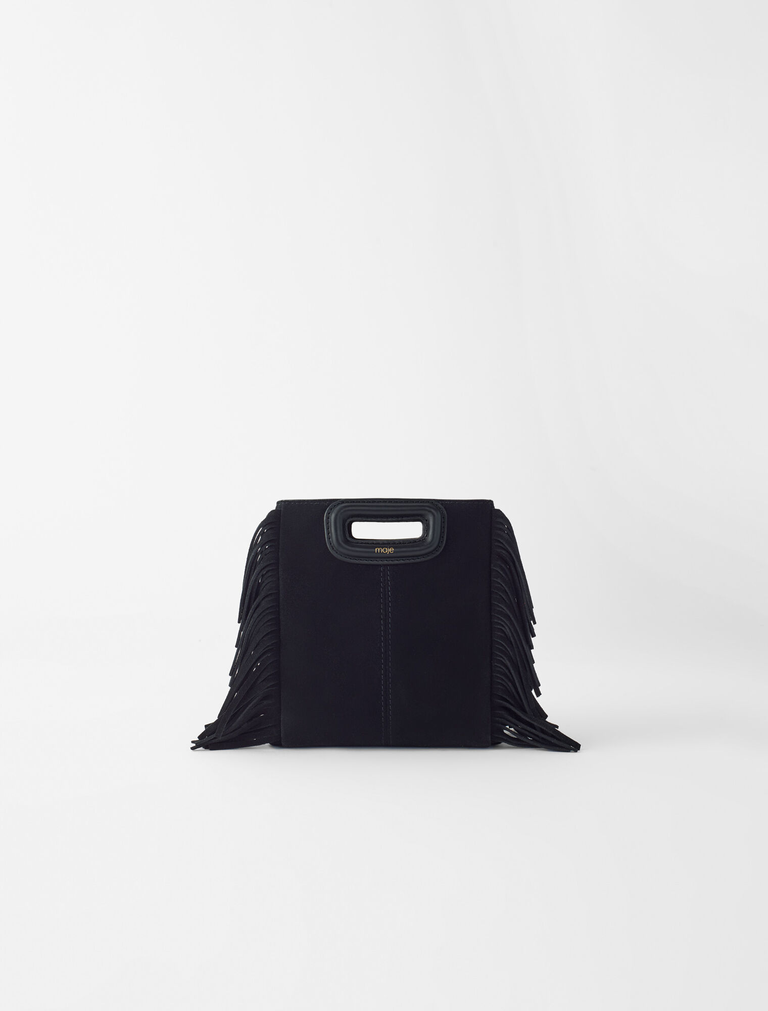 Sac M mini en cuir suède