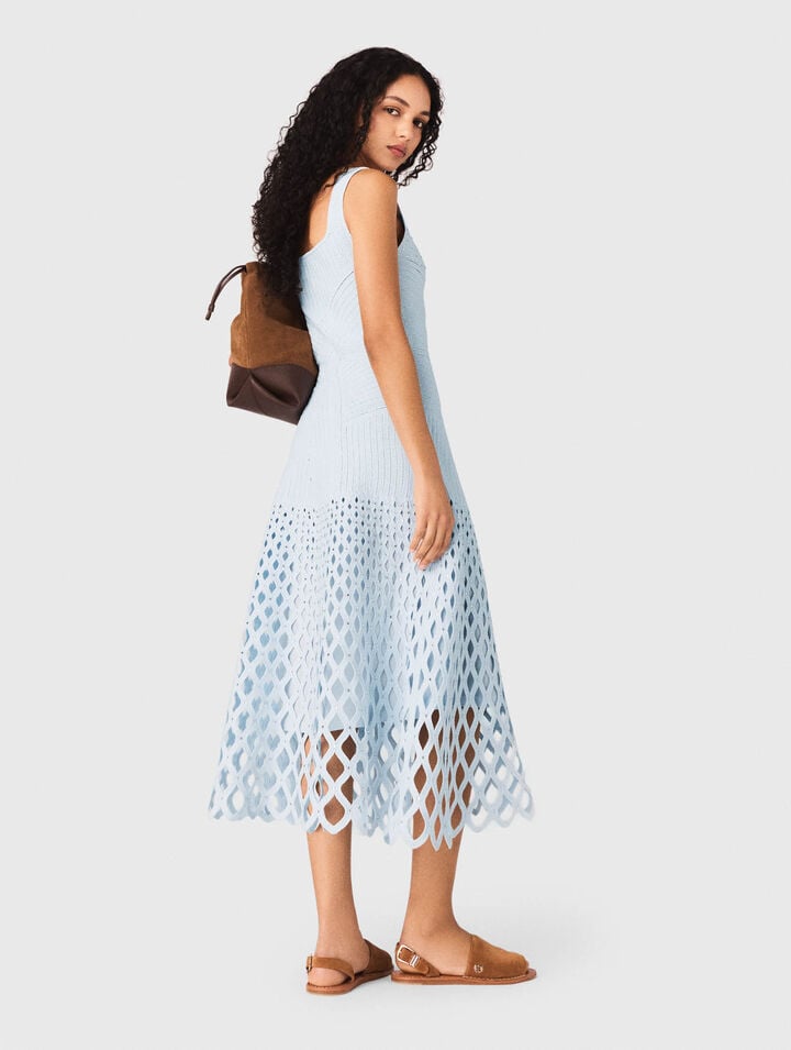 Robe en crochet &agrave; doublure amovible