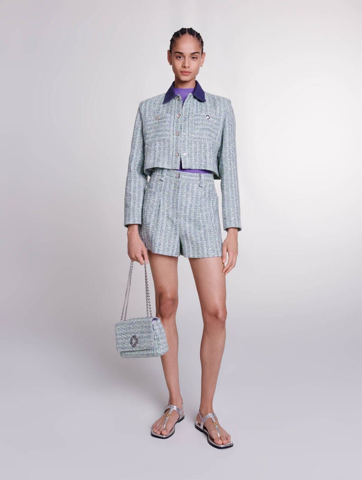 Short en tweed