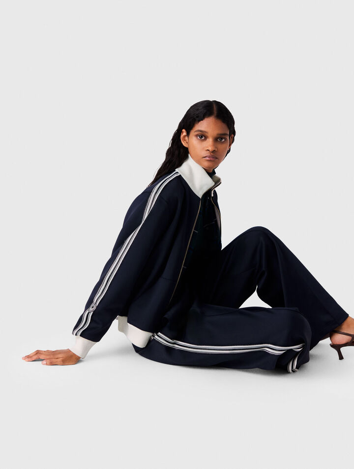 Zip-up sweatshirt