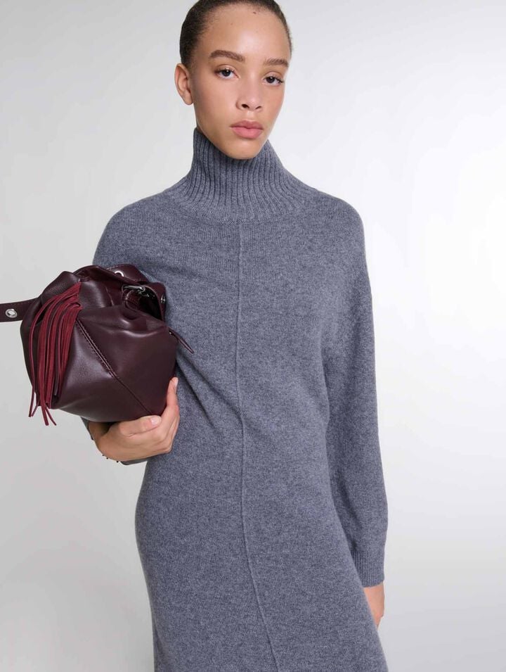 Robe longue en maille