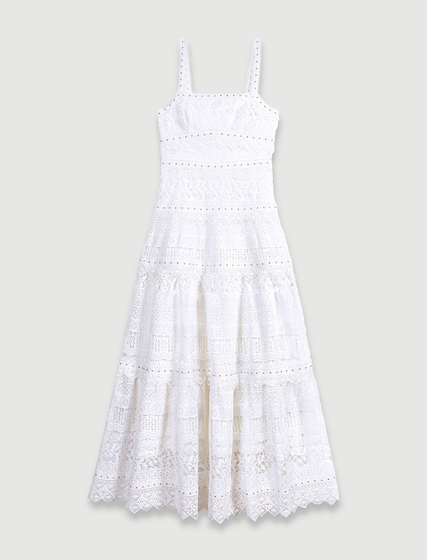 ワンピース Marge Mesh oversized over gown (white) ワンピース Marge Mesh oversized over gown (white