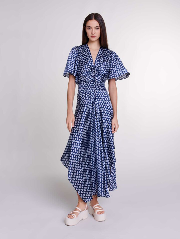 Robe longue imprimée