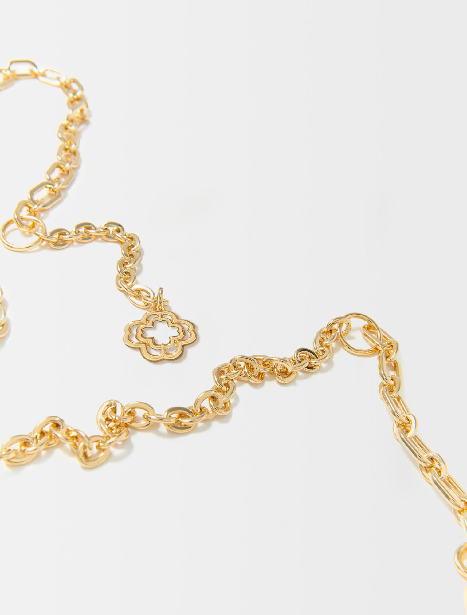 Clover logo chain belt