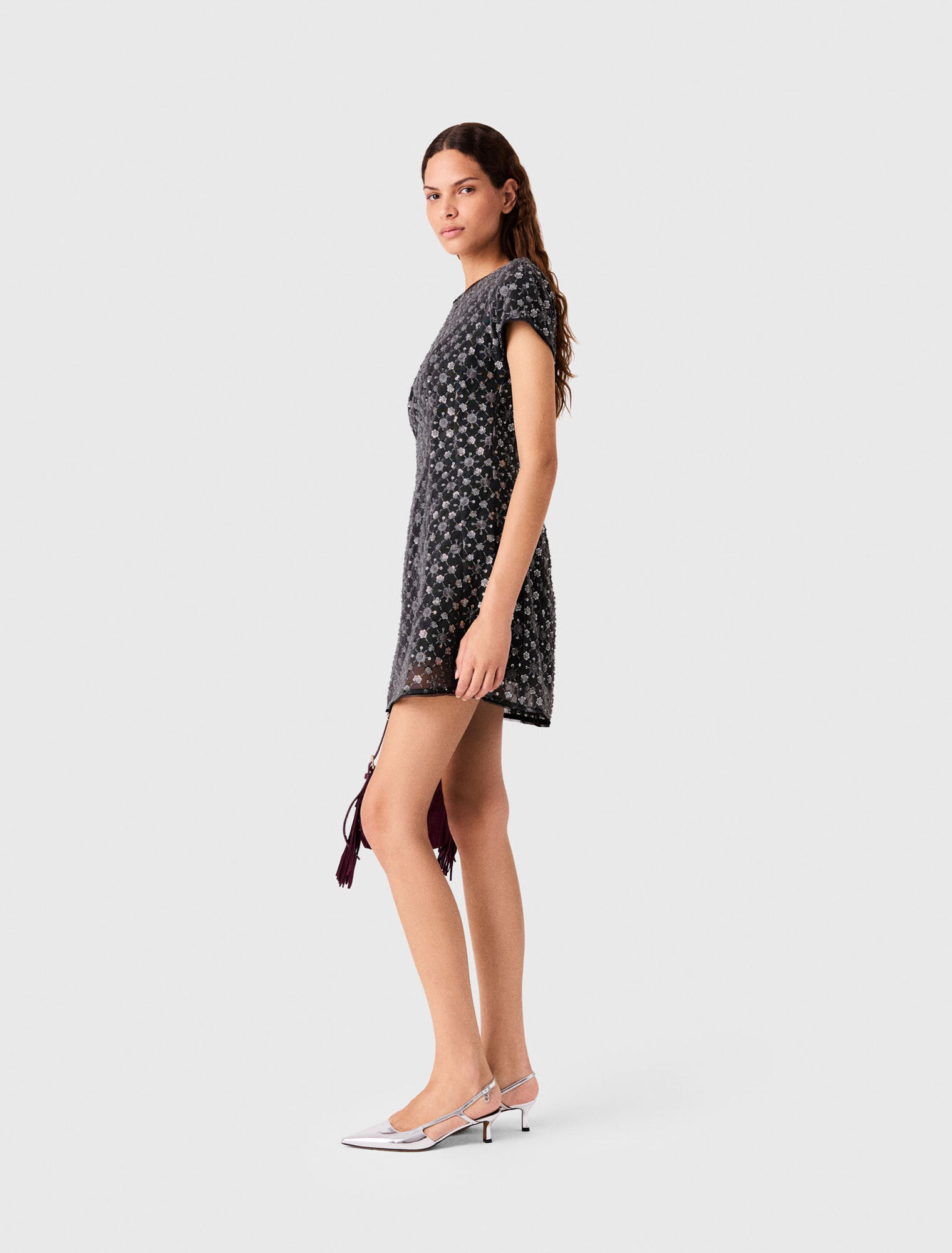Short rhinestone dress