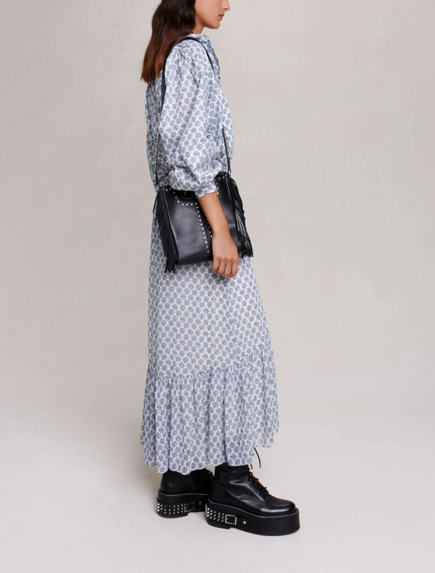 Long asymmetric skirt