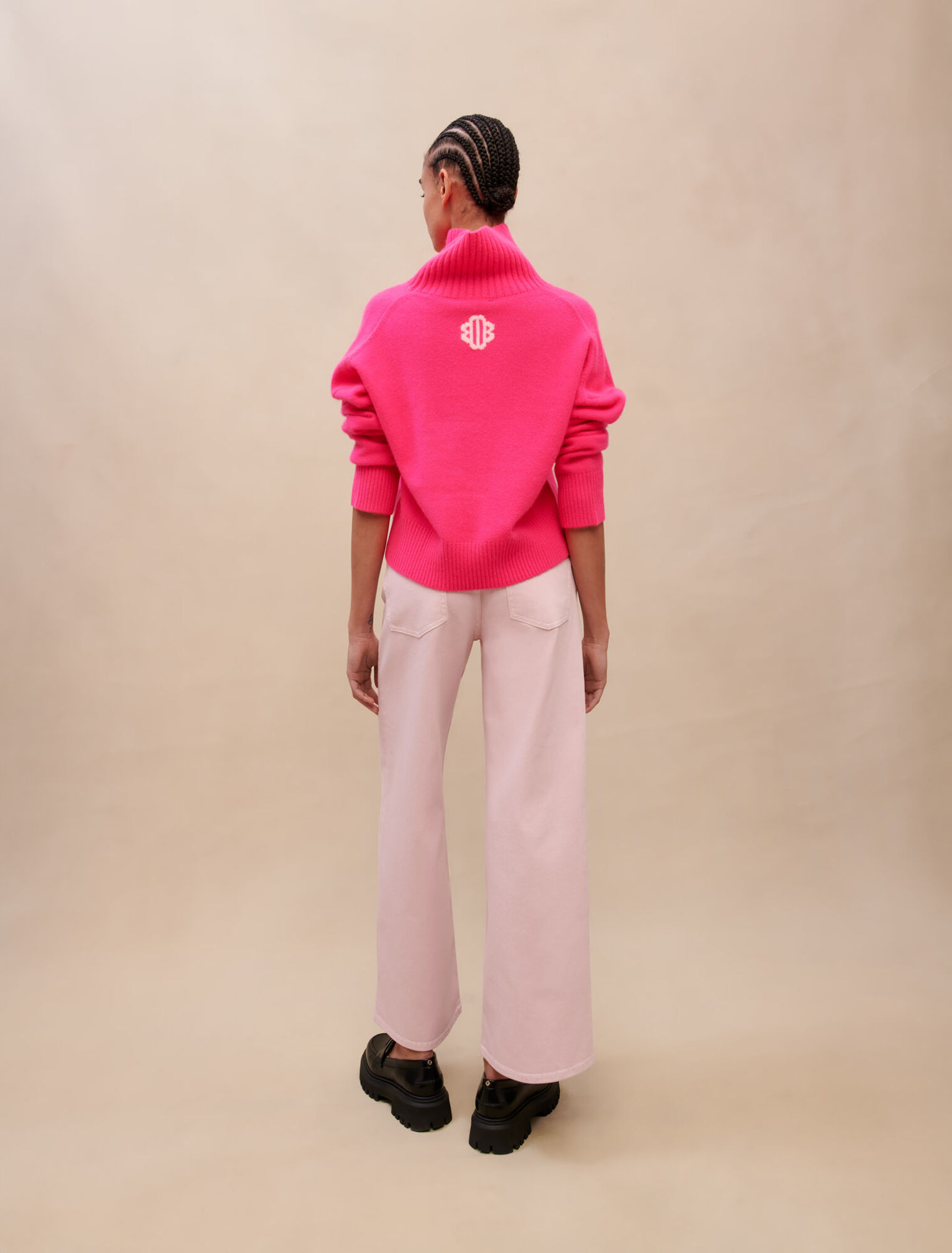 Pink cashmere sweater