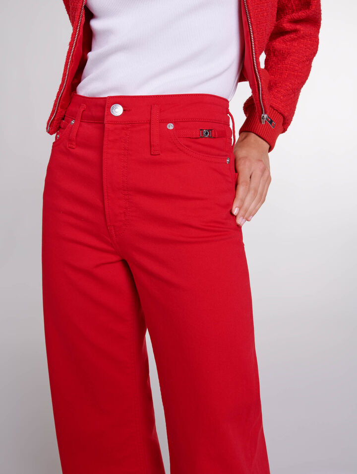 Jean large en denim