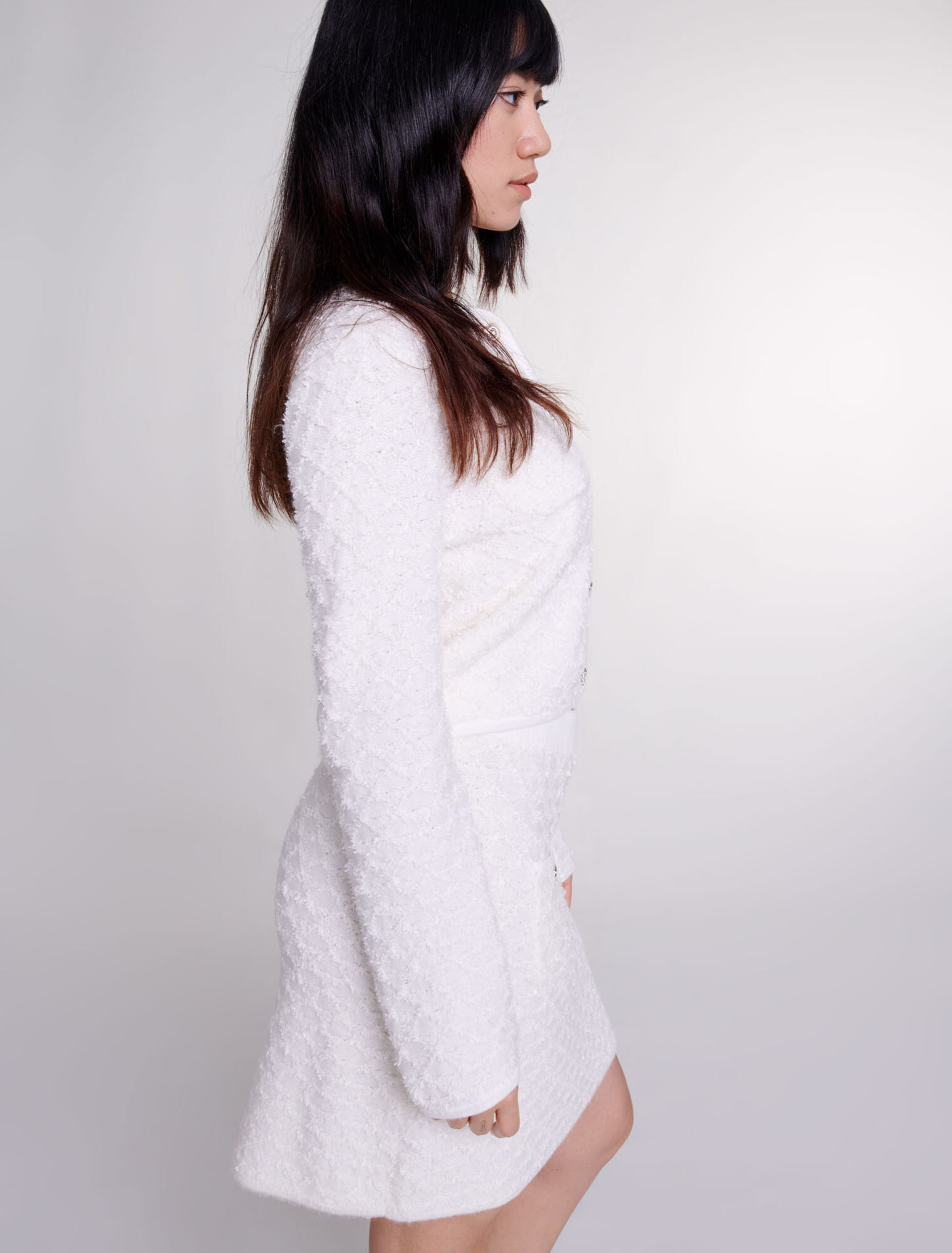 Jupe courte en maille