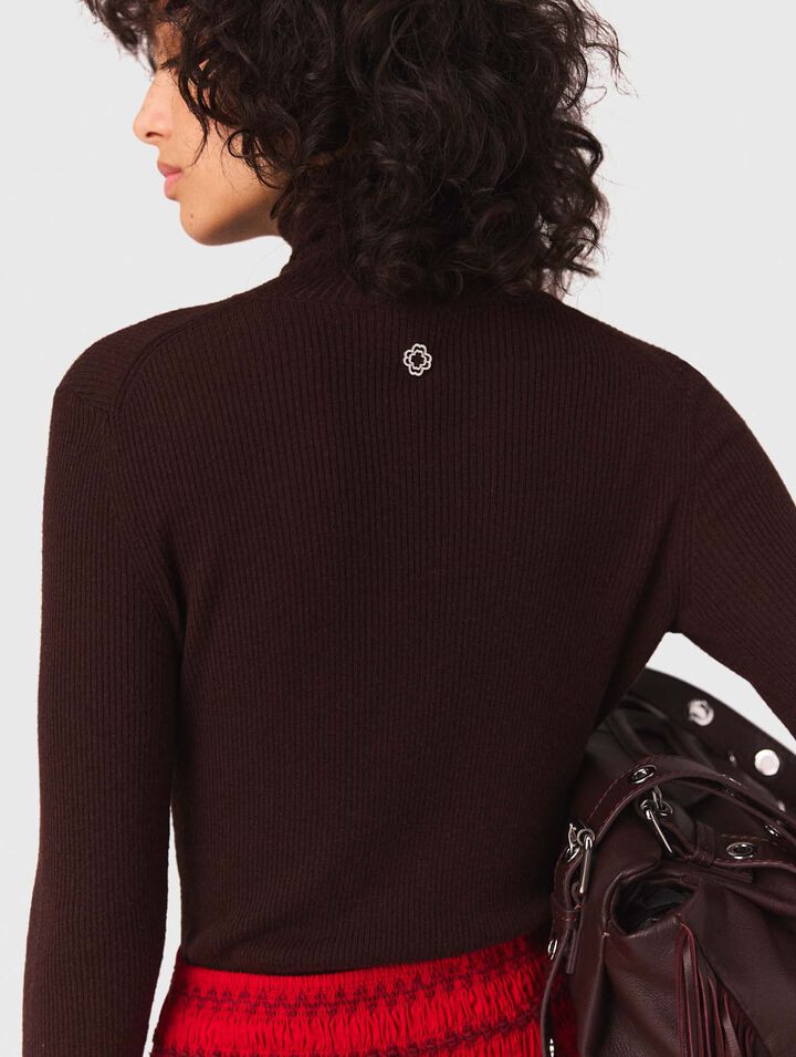 Pull en laine et soie