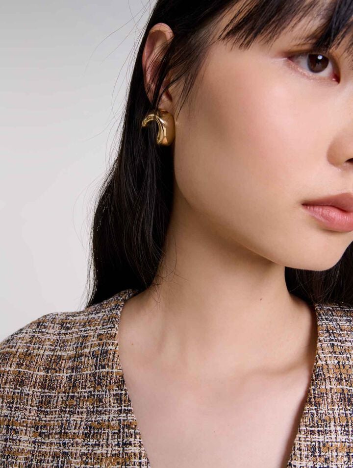 Robe courte en tweed