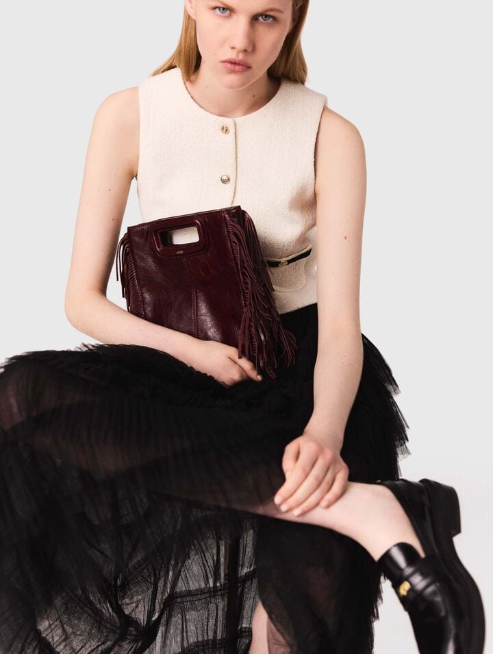 Jupe midi en tulle