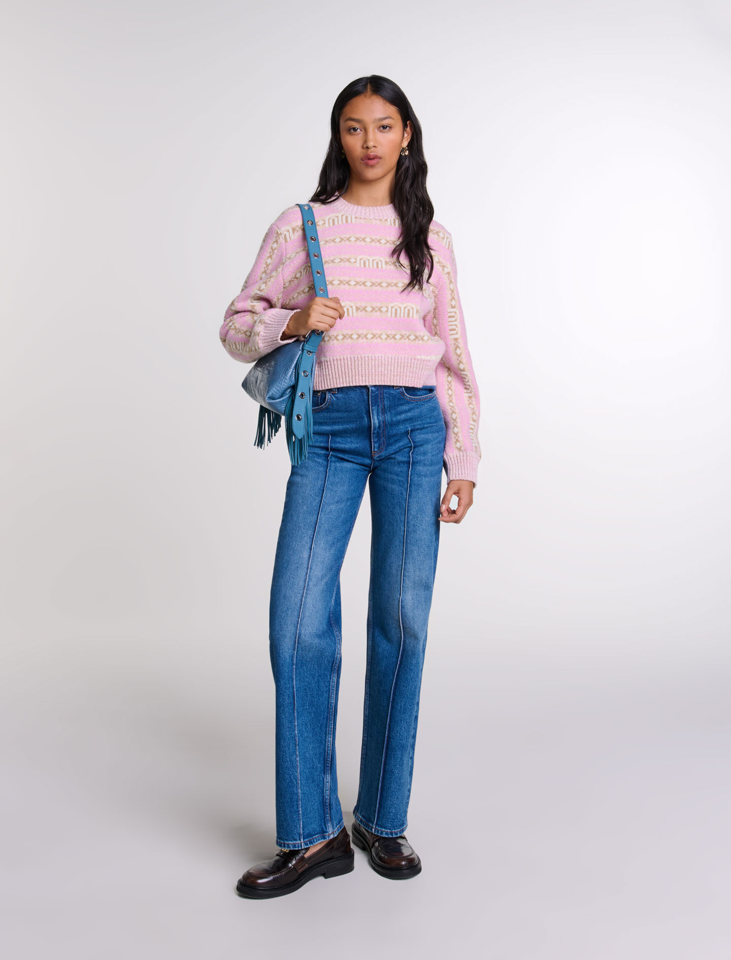 Jacquard jumper Multicolor For Women Maje