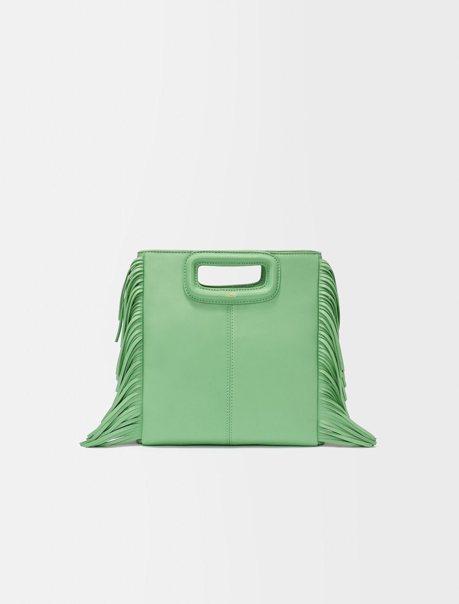 Sac M en cuir à franges